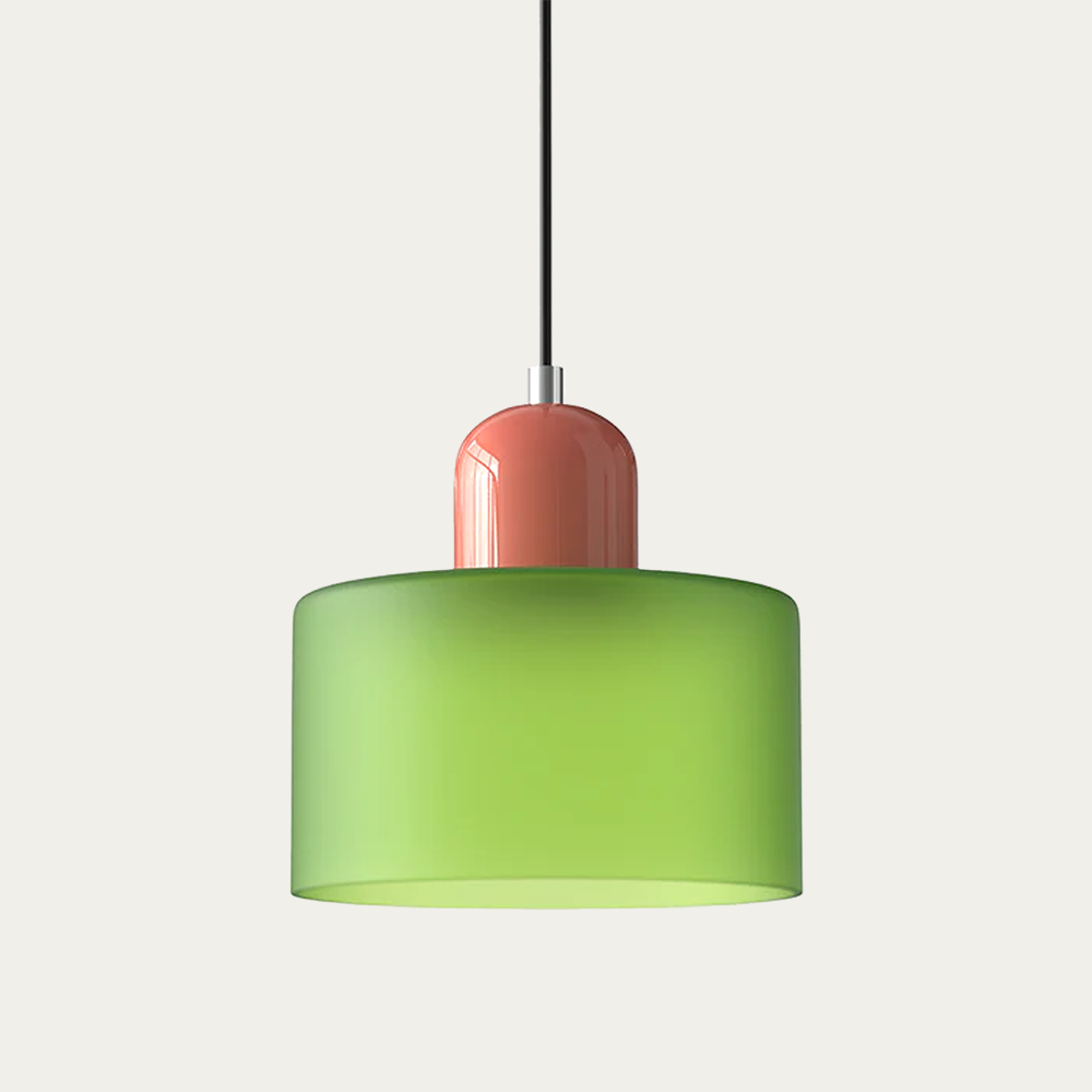 BowLift | Glass light in subtle colors of the kitchen