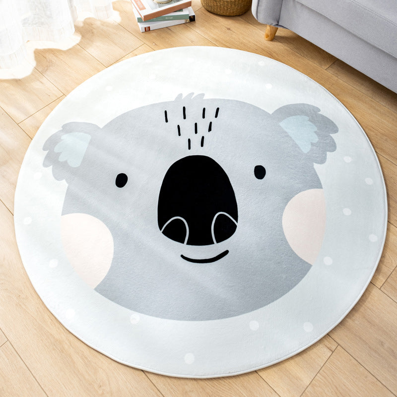 BowLift | Multicolor Baby Room Floor Rug Children Cartoon Pattern Rug Synthetic Non-Slip Back Stain Resistant Machine Washable Area Rug