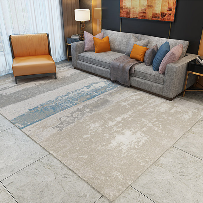 BowLift | Cyberpunk Abstract Lines Print Rug Multi-Color Polypropylene Rug Stain Resistant Anti-Slip Pet Friendly Carpet for Home