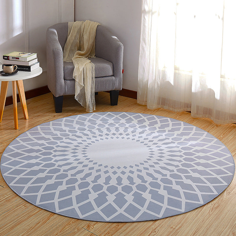 BowLift | Cool Multi-Colored Novelty Rug Synthetic 3D Illusion Rug Machine Washable Non-Slip Pet-Friendly Rug for the Living Room