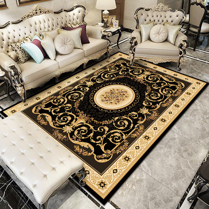 BowLift | Fancy Victoria Rug Multi-Colored Flower Rug Non-Slip Washable Pet-Friendly Rug for the Living Room