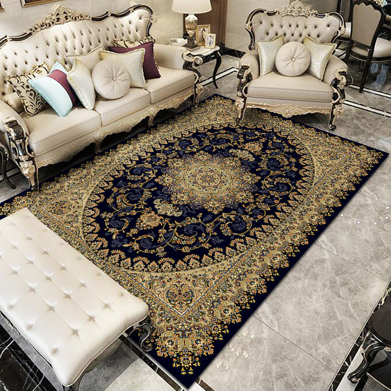 BowLift | Fancy Victoria Rug Multi-Colored Flower Rug Non-Slip Washable Pet-Friendly Rug for the Living Room