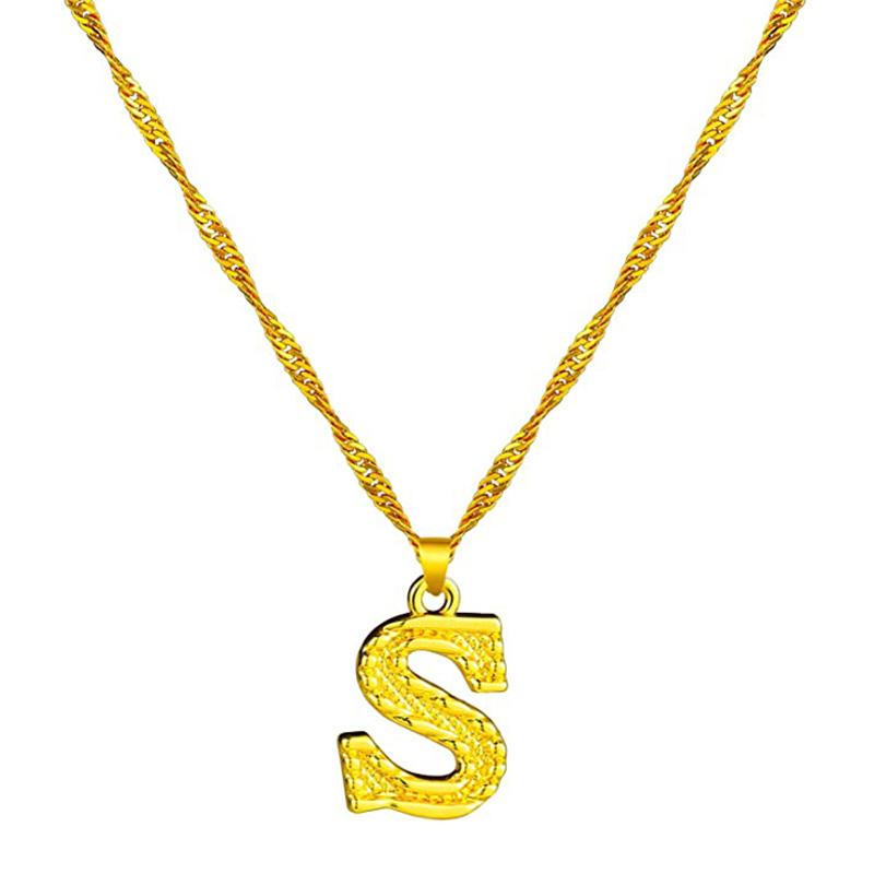 BowLift | 18K gold-plated initial letter necklace