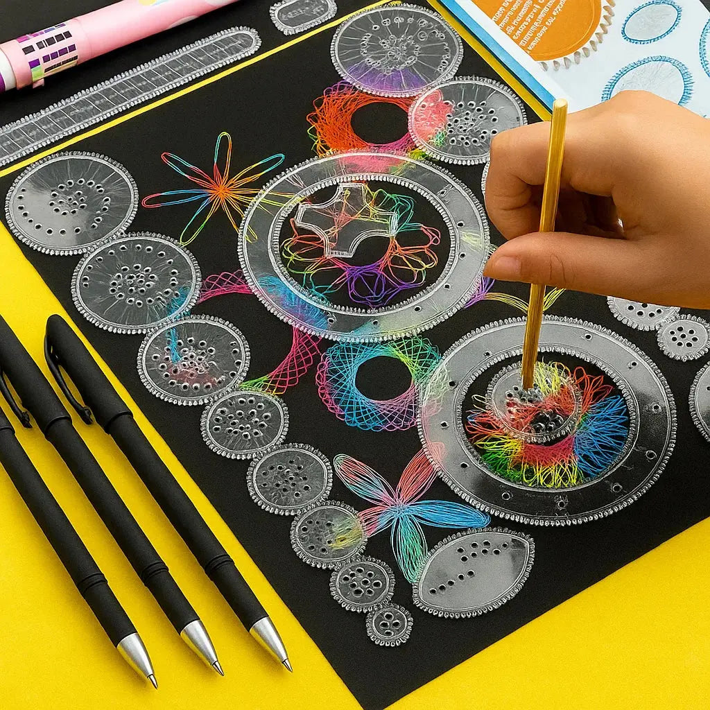 BowLift | 22-piece Spiral Ruler Set – Creative Drawing with System