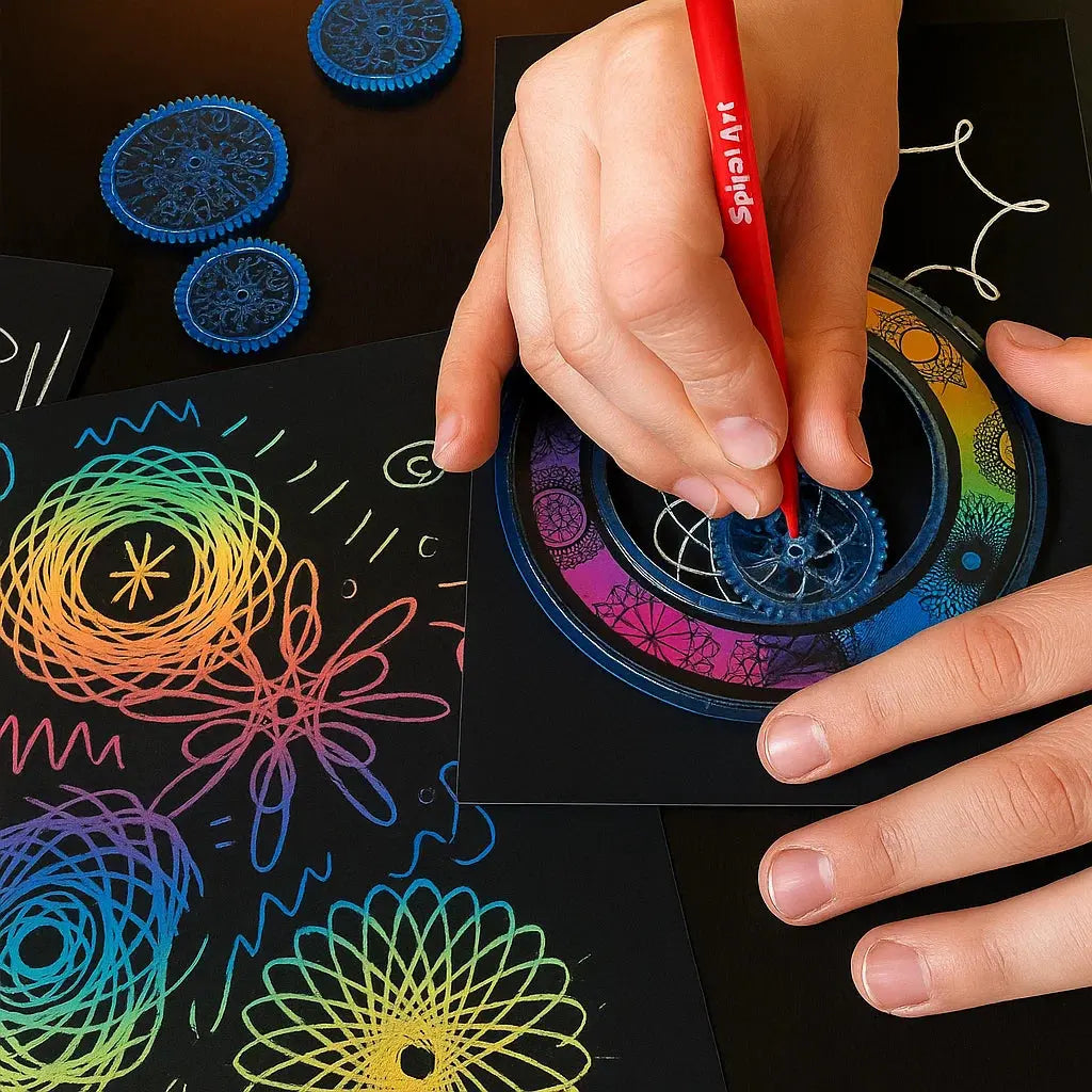 BowLift | 22-piece Spiral Ruler Set – Creative Drawing with System