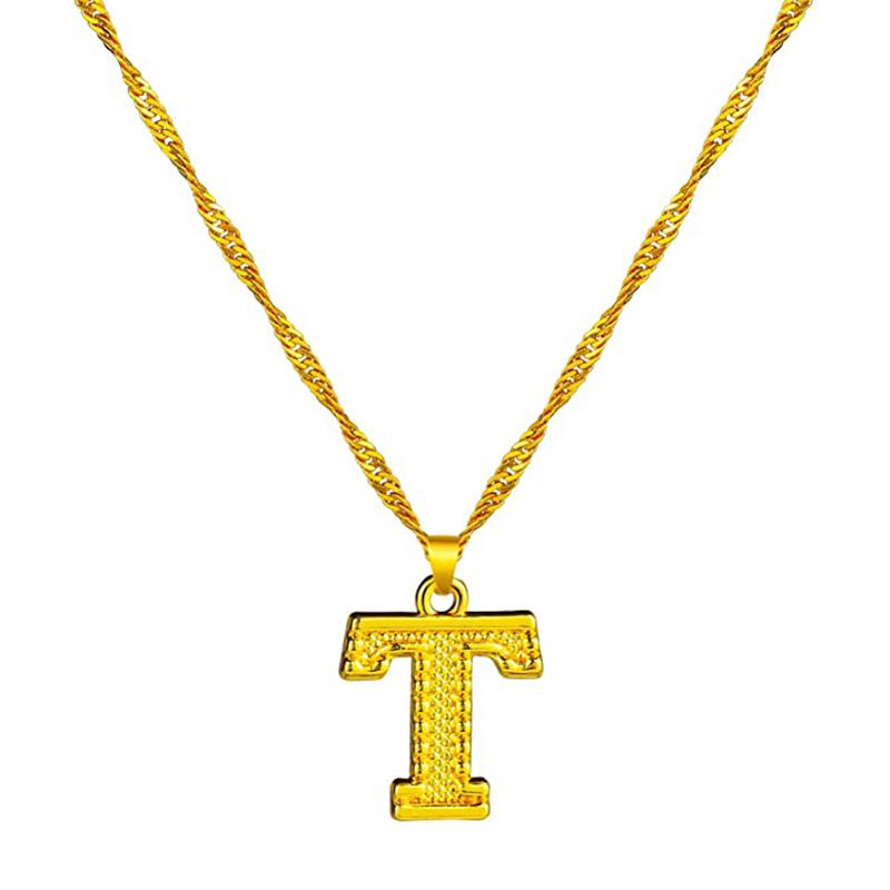 BowLift | 18K gold-plated initial letter necklace