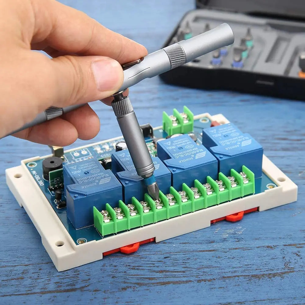 BowLift | 24-in-1 Ratchet Screwdriver Set for Precise Assembly Work