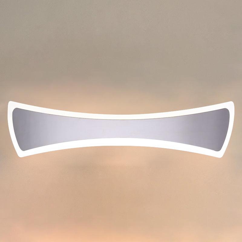 BowLift | 16.5"/20.5" Width Waterproof Fly-Vanity Lighting Light Minimalist Acrylic LED Bathroom Vanity Wall Lamp in Warm/White