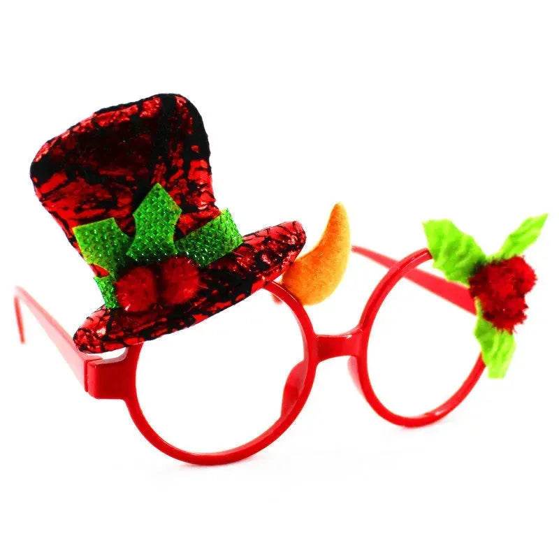 BowLift | Christmas glasses frame Christmas party supplies Christmas gifts Christmas decorations glasses Santa glasses