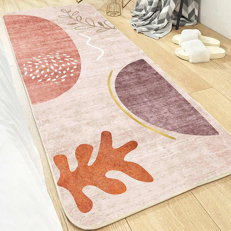 BowLift | Cute Bedroom Rug Multicolored Cartoon Print Indoor Rug Polyester Anti-Slip Back Pet-Friendly Carpet