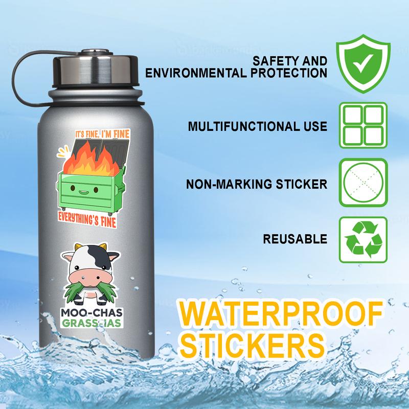 BowLift | Set of 130 Funny Quote Stickers