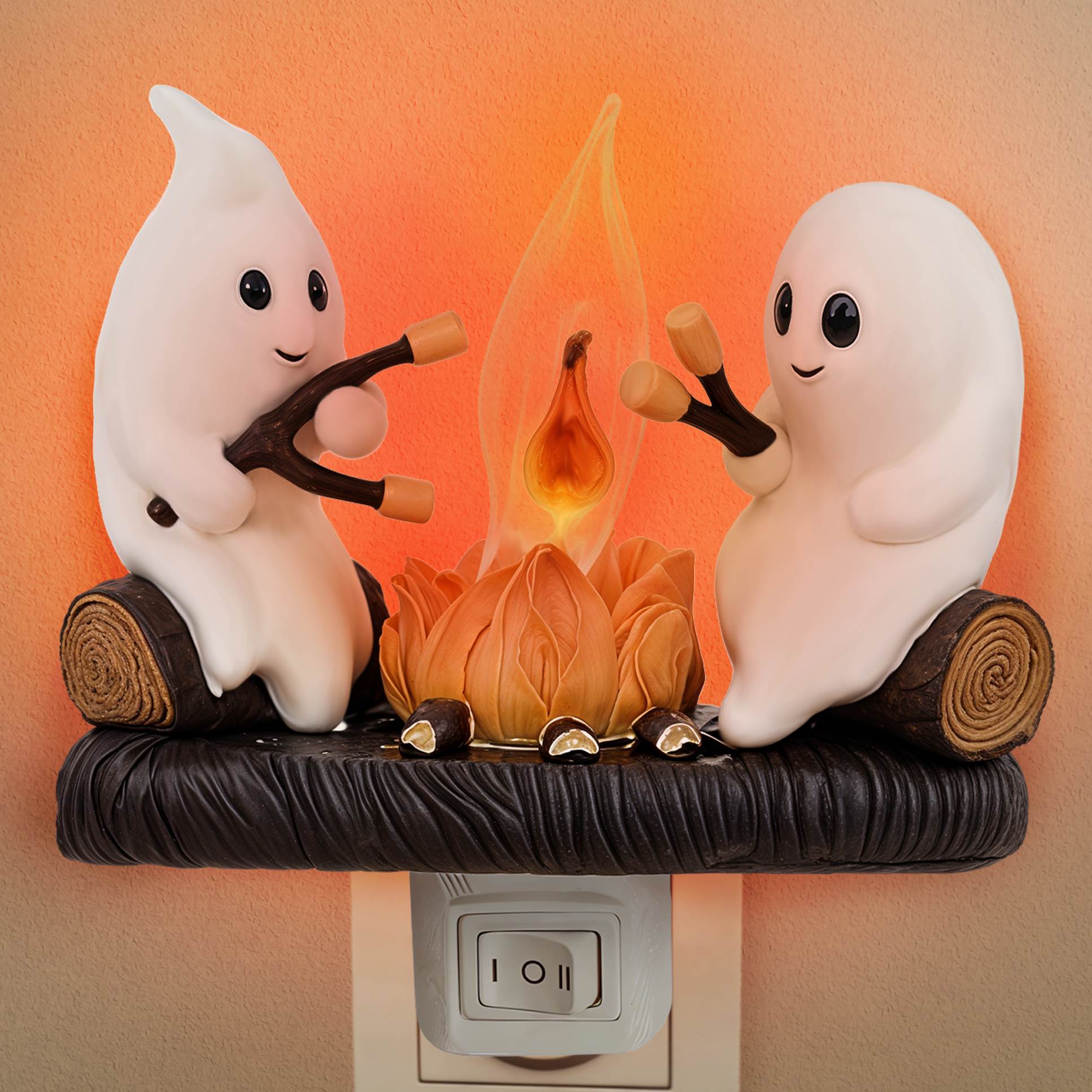 BowLift | Halloween Ghost Campfire Night Light
