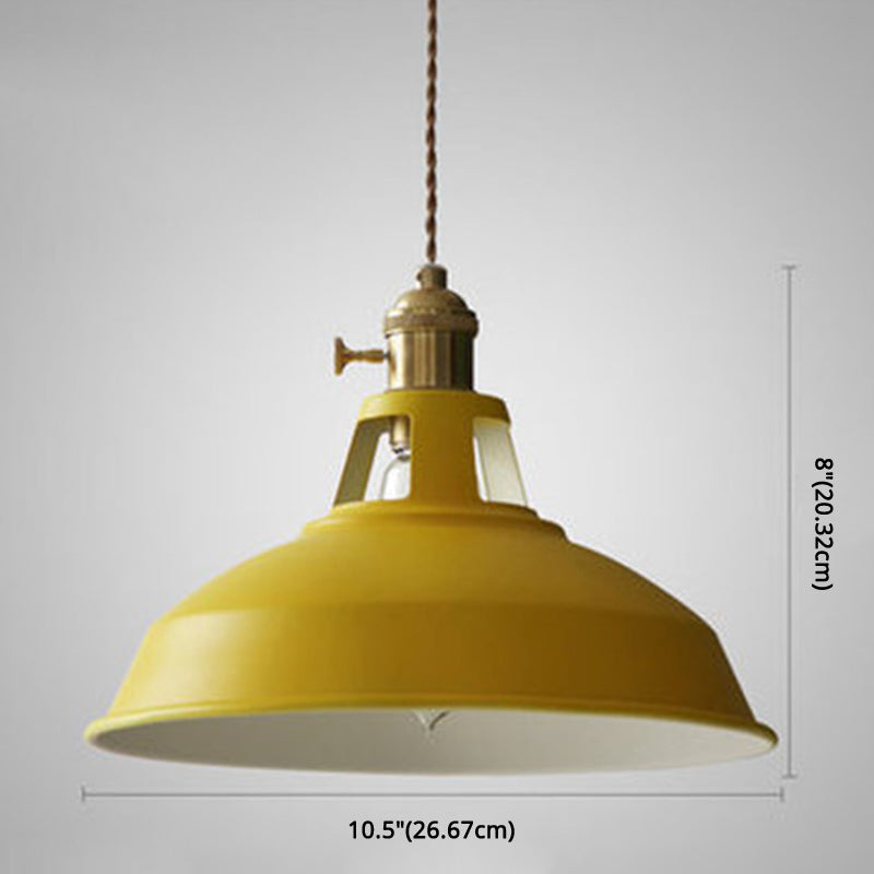 BowLift | Industrial Retro Pendant Lamp Metal 1-Light | Vintage Pendant Lamp For Restaurant & Dining Room | E27 LED compatible
