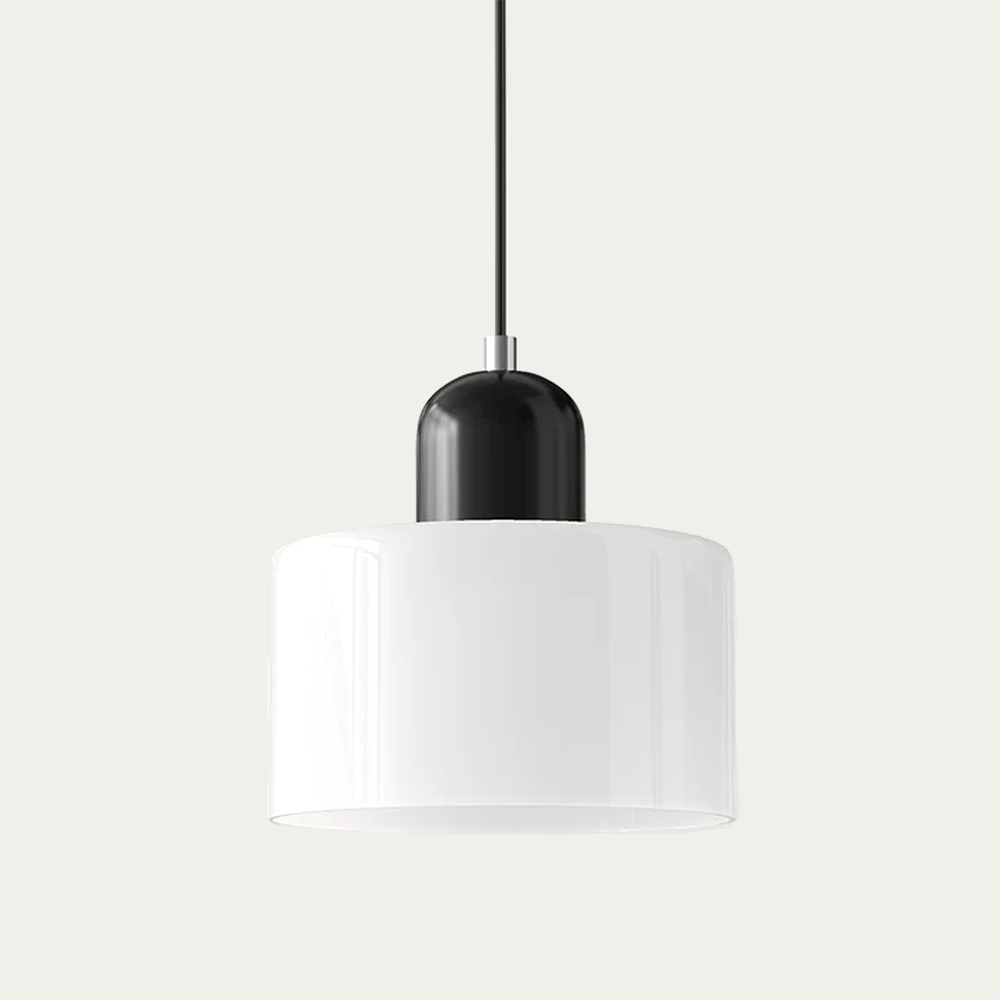BowLift | Glass light in subtle colors of the kitchen
