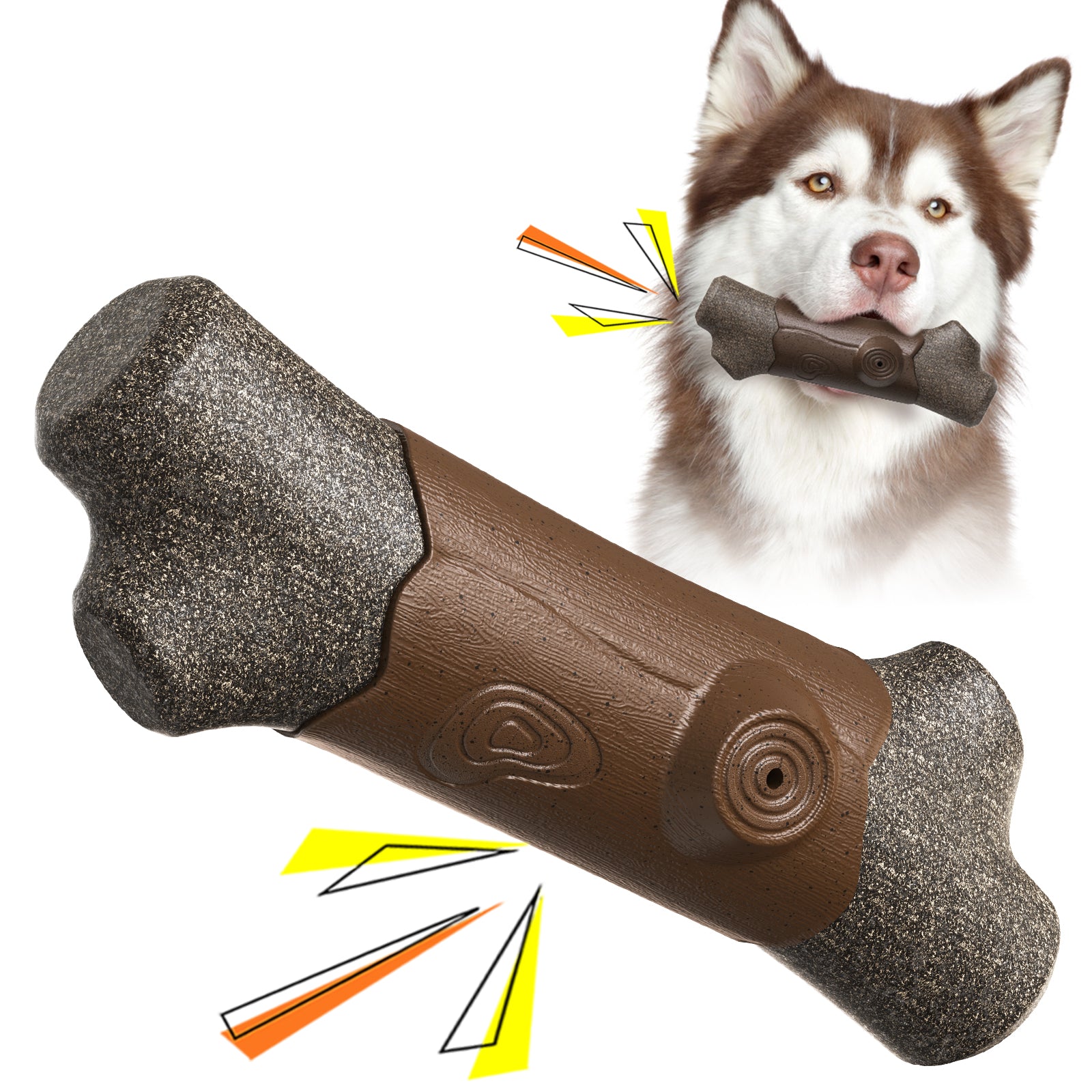Squeaky Stick Interactive Chew Toy for Dogs