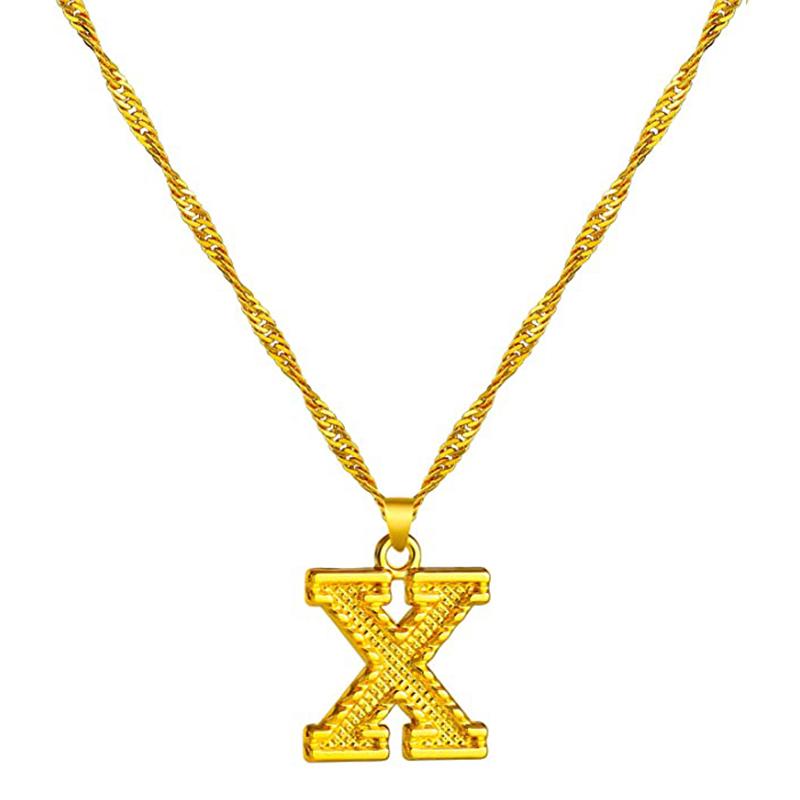 BowLift | 18K gold-plated initial letter necklace