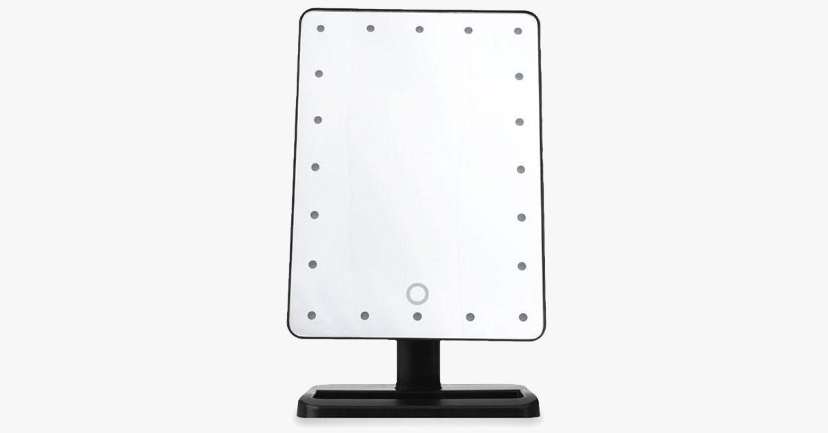 BowLift | LED Sensor Makeup Mirror with 180-Degree Swivel Function - Use it your way