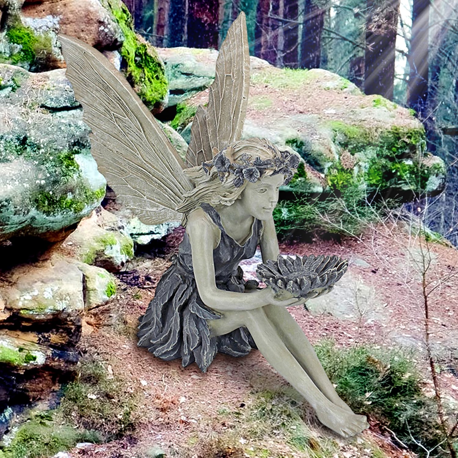 BowLift | Garden Fairy Statue