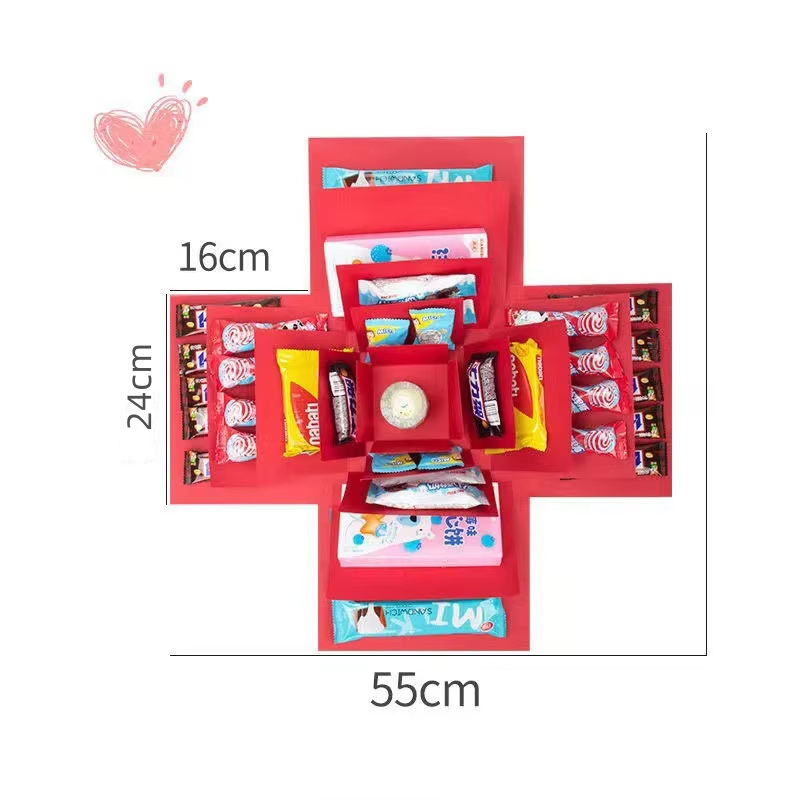 BowLift | DIY Exploding Gift Box | 5-Layer Nesting Design | Customizable Surprise Box for Special Occasions