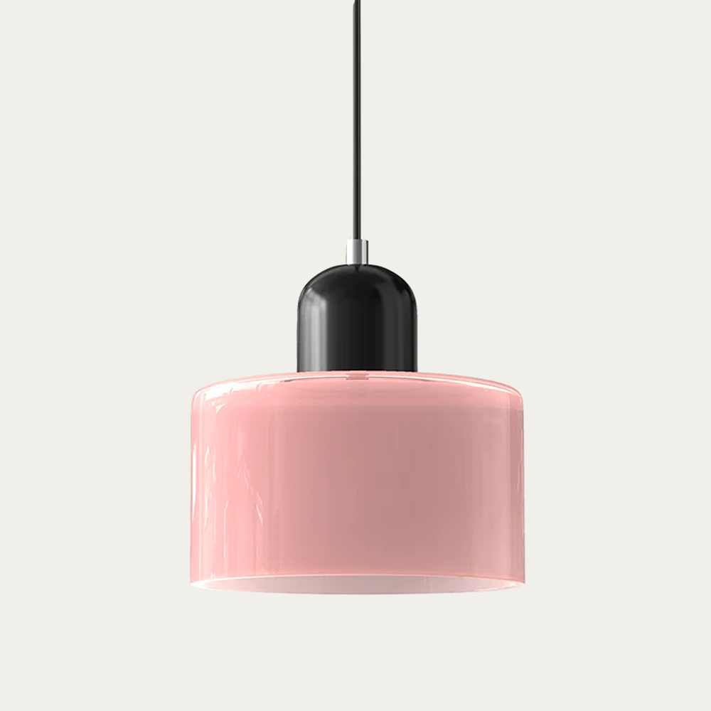 BowLift | Glass light in subtle colors of the kitchen