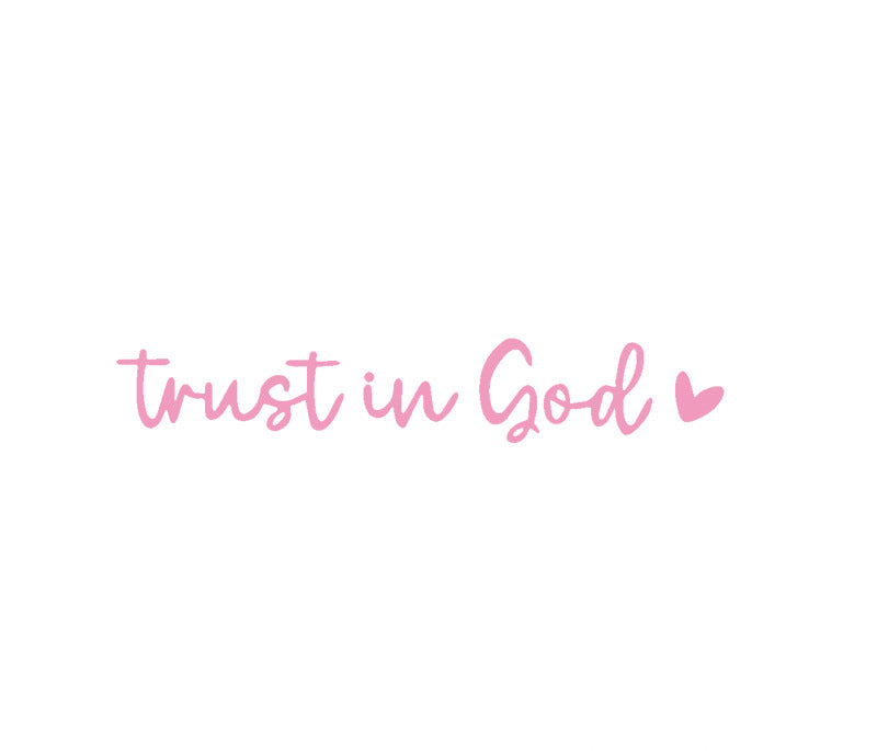BowLift | “Trust in God” Rear-View Mirror Decal