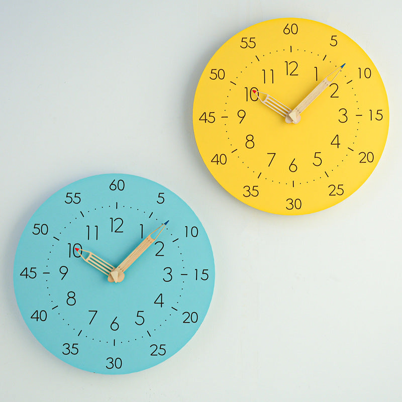 BowLift | Learning Time Children's Room Silent Wall Clock