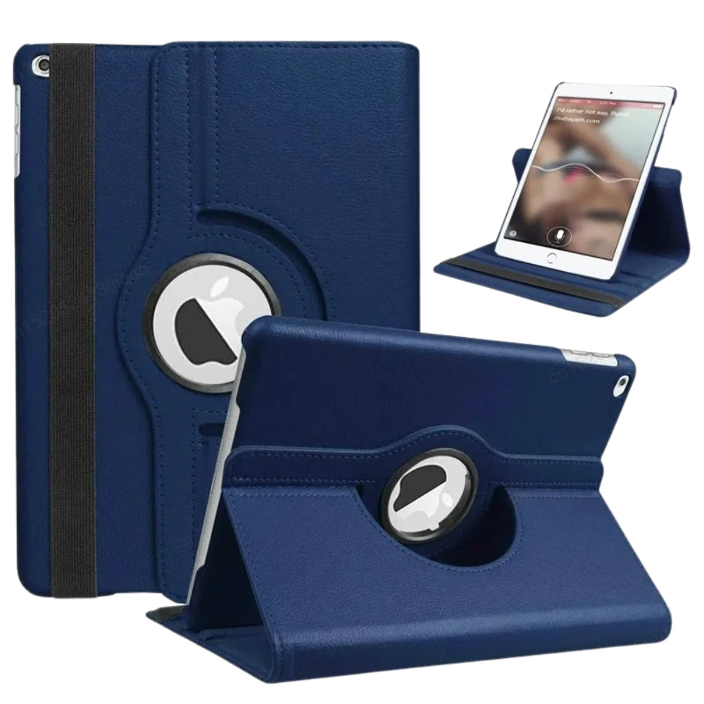 BowLift | 360-Degree Rotating Smart Leather Stand Case for iPad – Auto Sleep/Wake, Protective Cover