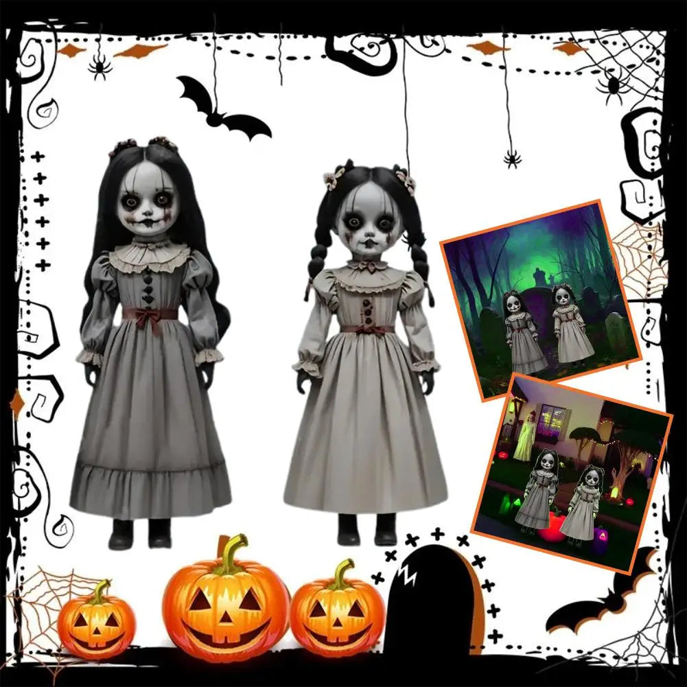 BowLift | Ghost Doll Halloween Decor for Outdoor Yard and Garden