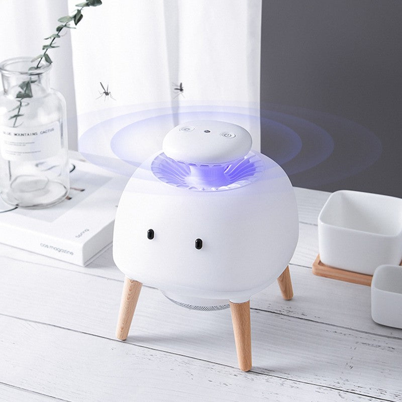 BowLift | Electronic Indoor Physical Mosquito Killer with 360° Ring Light, Intelligent Photosensitive System, Desk Lamp Mode and Low Noise, for Home, Kitchen, Bedroom & Office