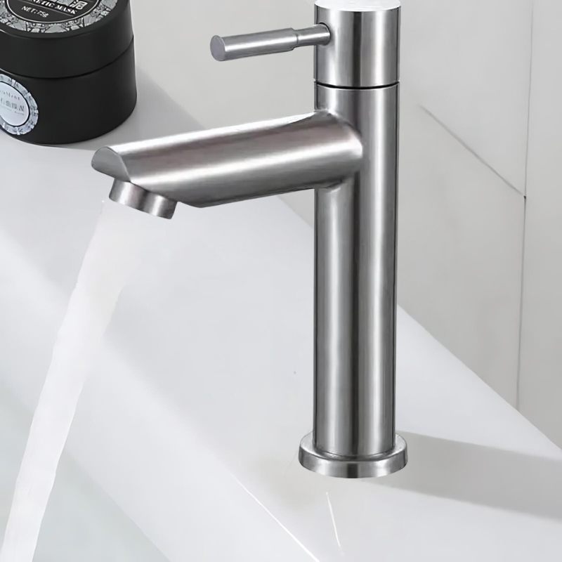 BowLift | EcoGold | Modern Single Lever Bathroom Faucet