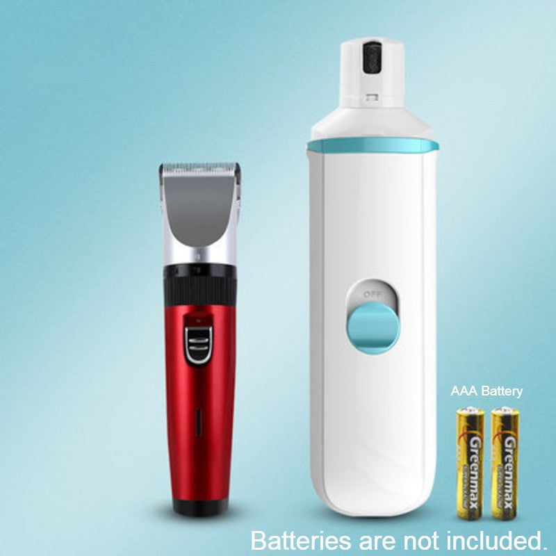 BowLift | 2-in-1 Electric Pet Nail Polisher & Trimmer, with Silent Design, Fast Charging, Safe and Efficient, Suitable for Large and Small Dogs/Cats