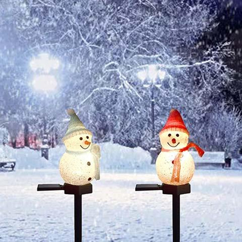 BowLift | Super Cute Waterproof Solar Power Snowman Lamp