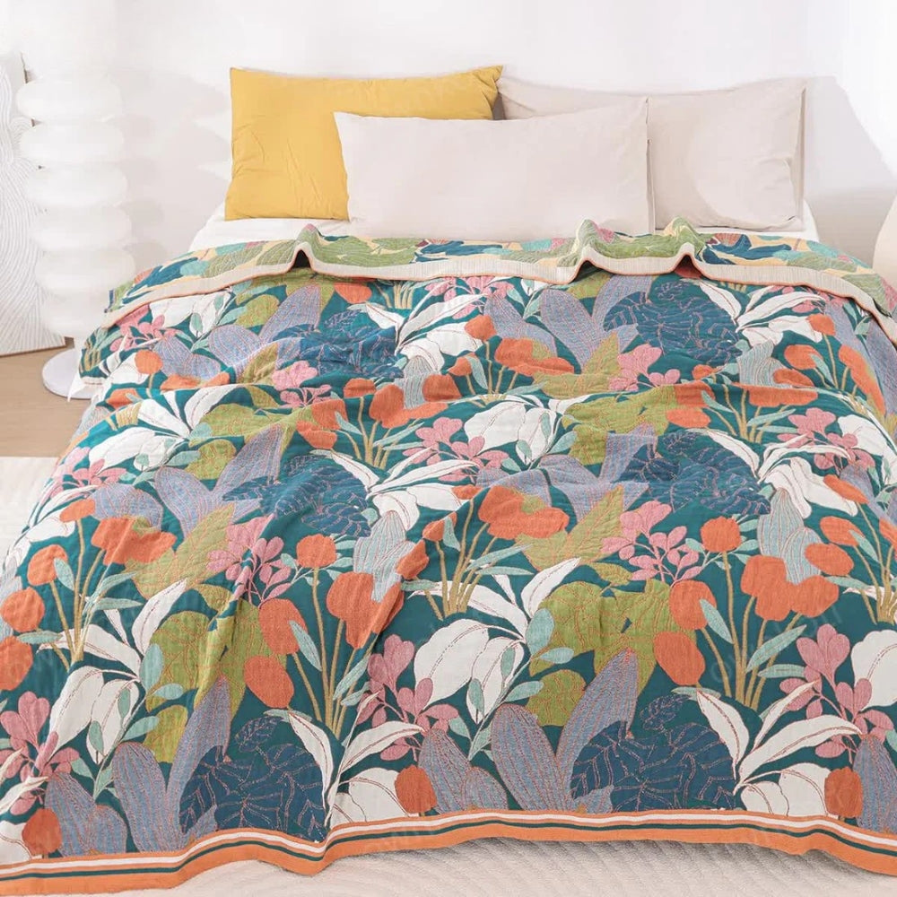 BowLift | Garden-Inspired Cotton Gauze Blanket