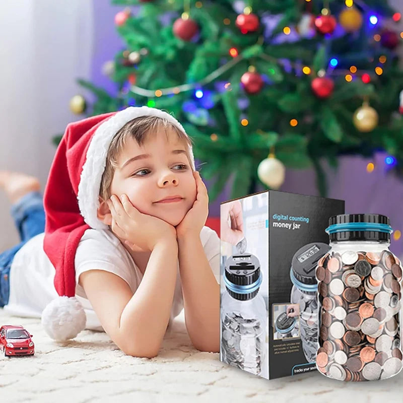 BowLift | Electronic Piggy Bank Counter Coin Digital LCD Counting Coin Money