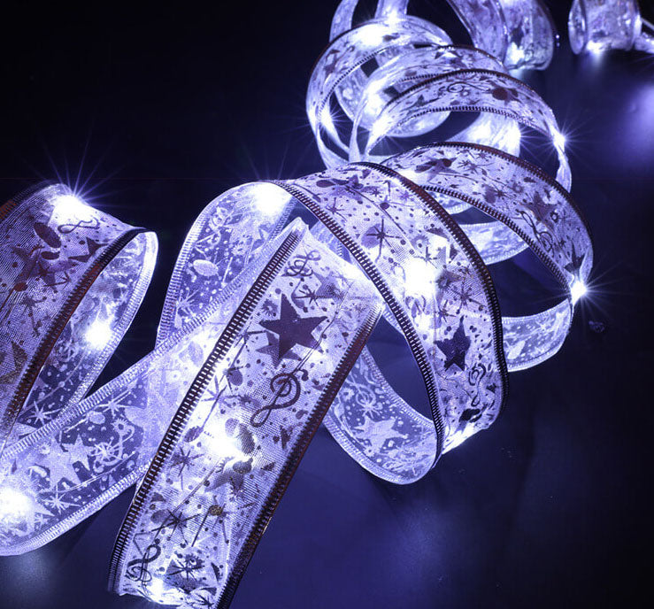 BowLift | Christmas Tree Decoration Ribbon Gift LED String Lights