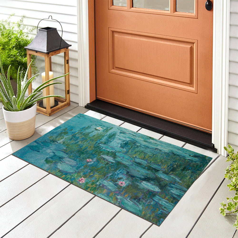 BowLift | Monet Water Lily PVC Entrance Mat