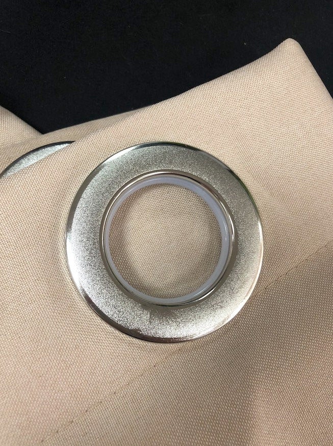 BowLift | Thick Beige Linen Shower Curtain