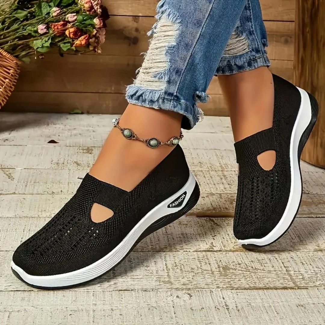 Vellora – Women's Mesh Slip-On Comfort Sneakers