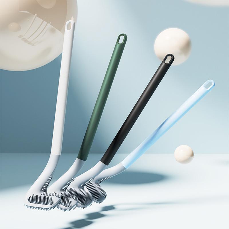 BowLift | Longer Handle Flexible Silicone Golf Toilet Brush