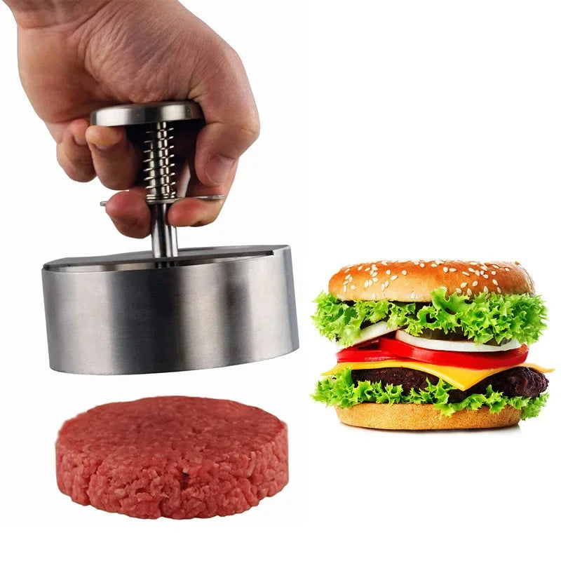 BowLift | 304 Stainless Steel Burger Press for Perfect Patties