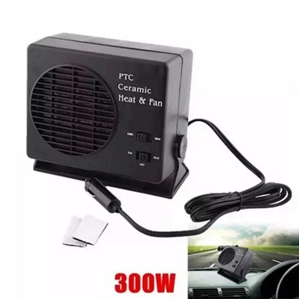 BowLift | 12V Ceramic Car Heater Fan | 150W-300W Automatic Thermostat Control | Portable Defroster & Demister | DC 12V Cigarette Lighter Interface | High-Efficiency Ceramic Alloy Element