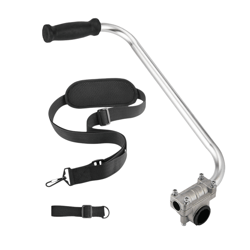 BowLift | Ergonomic Weed Killer Handle Extension Brush Cutter Trimmer Handle