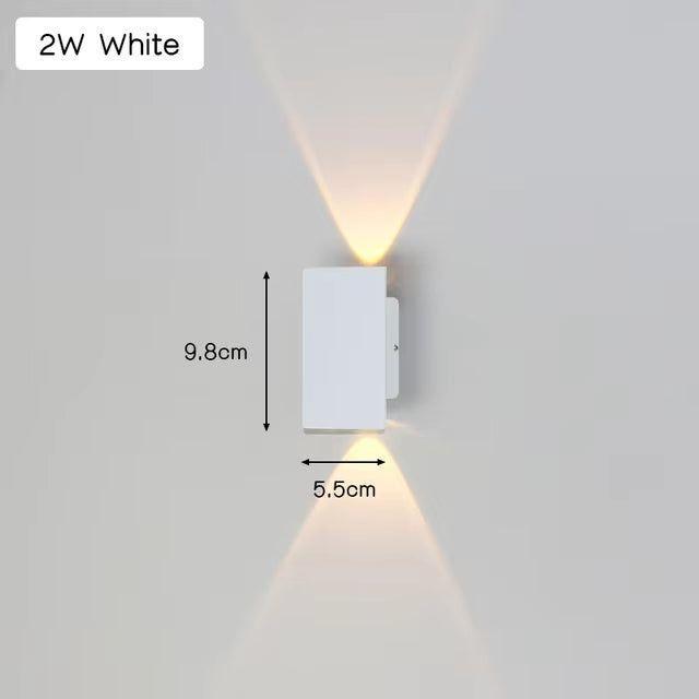 BowLift | Light - Modern weatherproof LED wall lamp made of aluminum for outdoor use