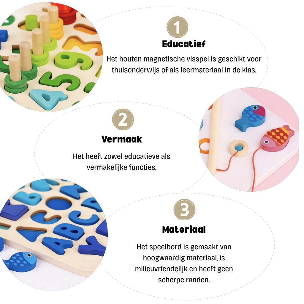 BowLift | Educational Wooden Toys Montessori Puzzle Board