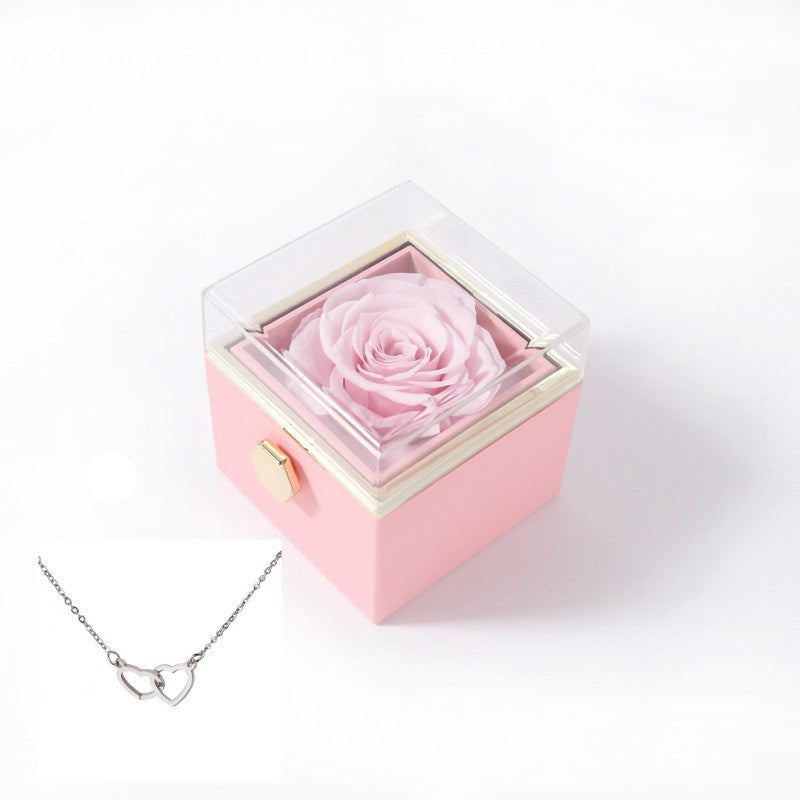 BowLift | 180° Rose Gift Box™ | With Engraved Love Necklace