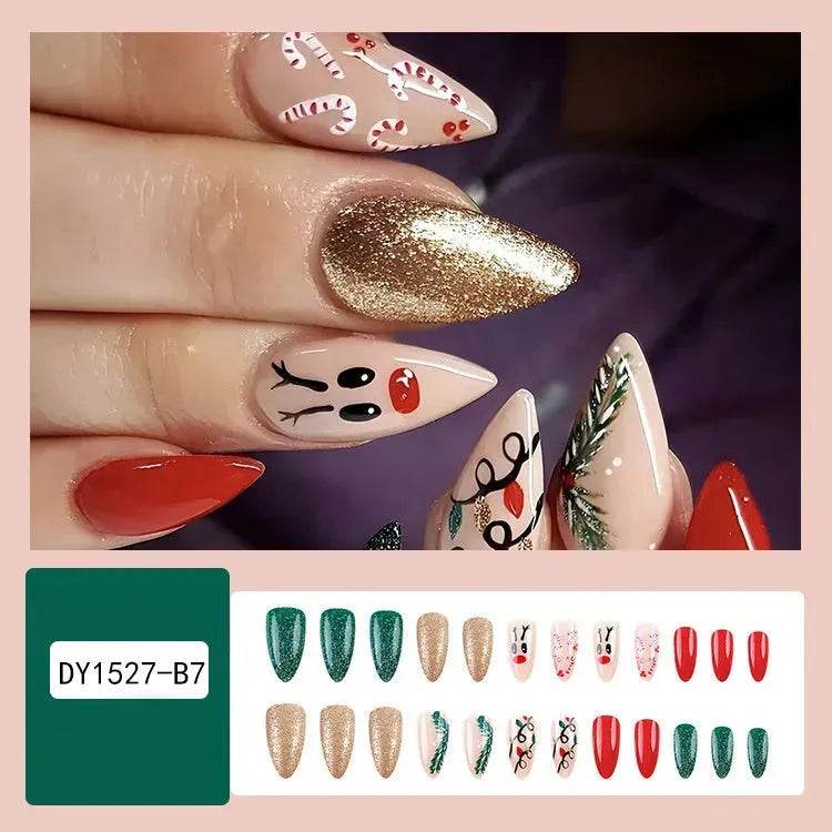 BowLift | 24pcs Christmas False Nail Decal stickers