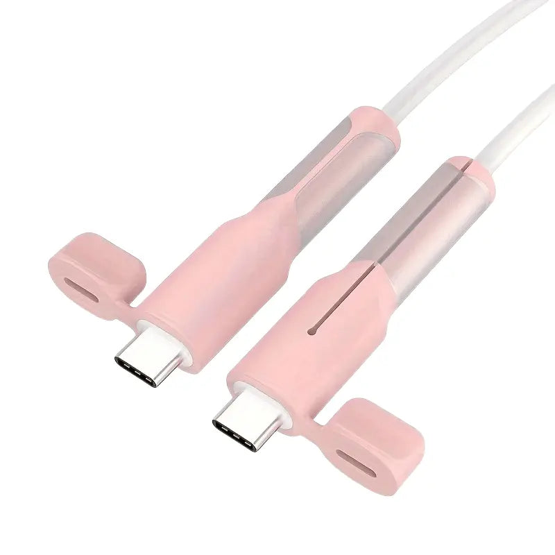 BowLift | 2-pack silicone charging cable pRedector with dust cap