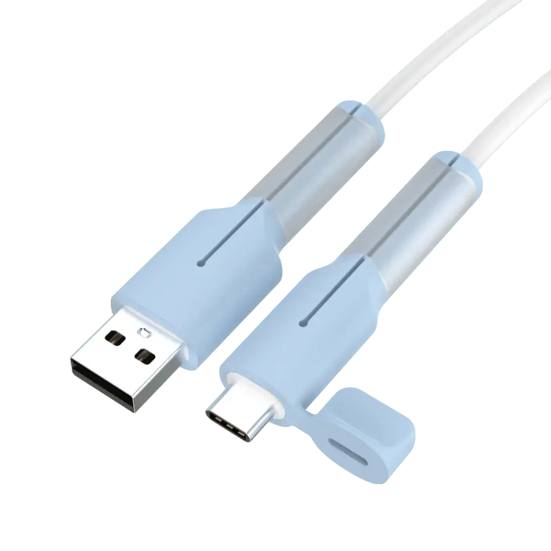 BowLift | 2-pack silicone charging cable pRedector with dust cap