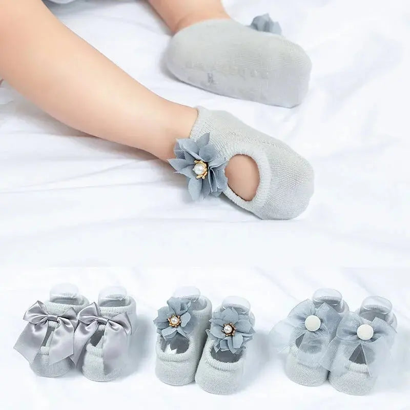 BowLift | 3 Pair Baby Ballet Socks