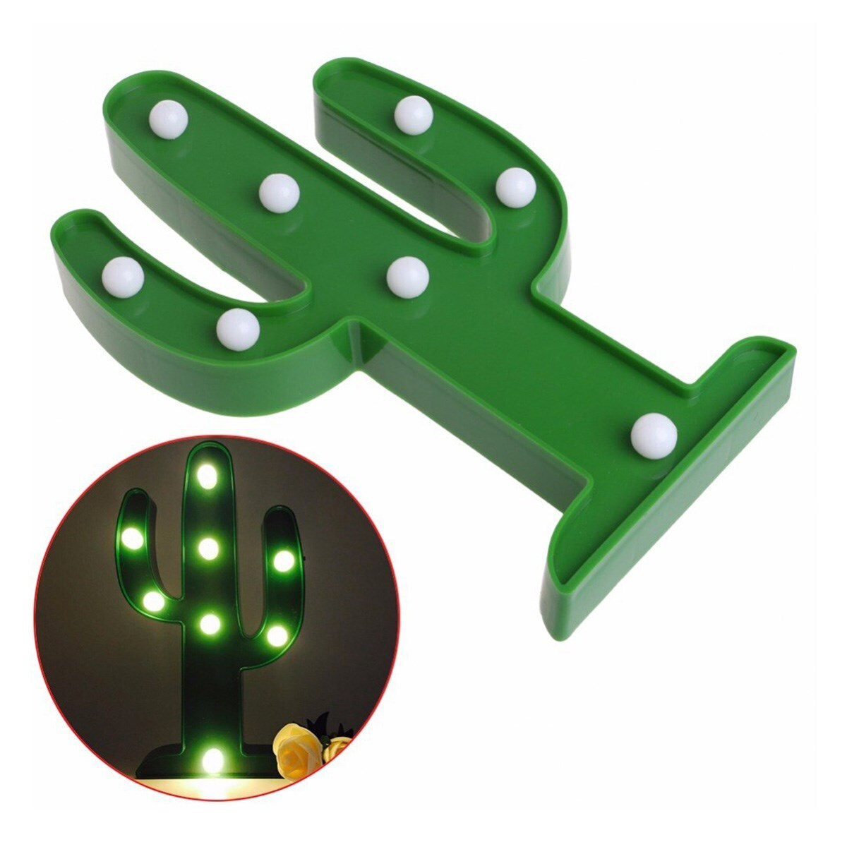 BowLift | Cute Cactus Night LED Lights